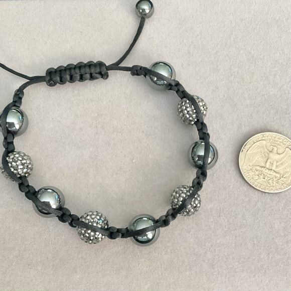 Men’s Adjustable Shamballa Bracelet/ Pre-Loved - Picture 5 of 5